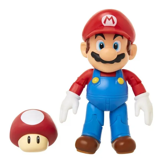 Super Mario Red Mushrom 10cm Wave 19 Nintendo Jakks