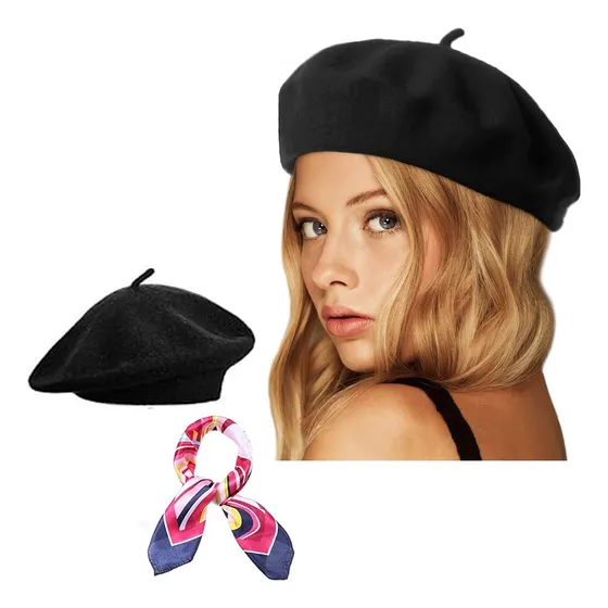 Boina Francesa Clásica Artista Francés Estilo Paris Unisex
