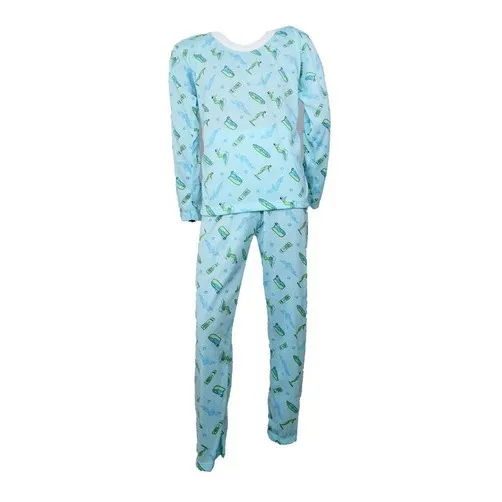 Pijama De Niño 2 Piezas Marga Larga Estampado Turpialito