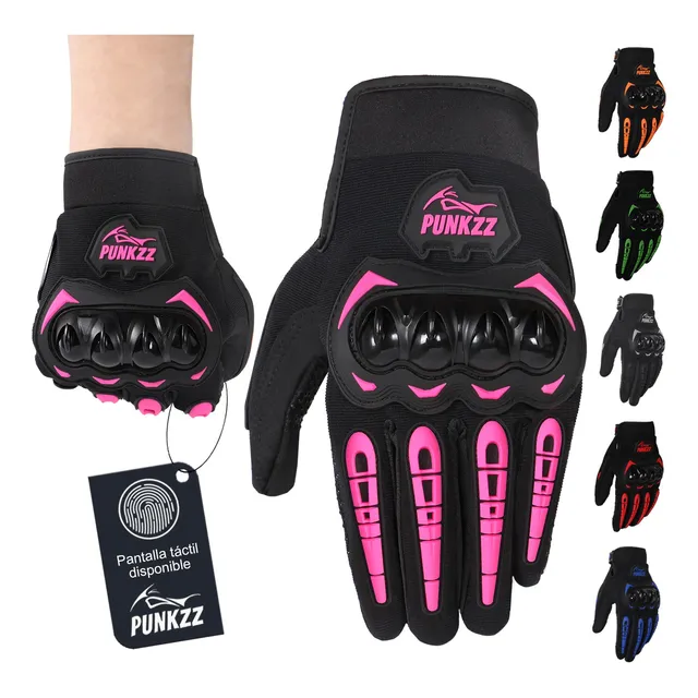 Punkzz Guantes Para Motociclista Proteccion Pantalla Táctil