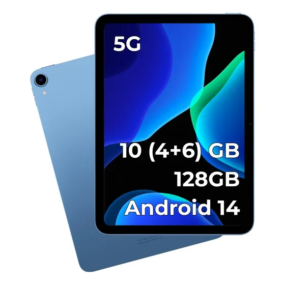 Tablet G-tab Pad10 Pro 10.1 128gb 10gb Android 14 Flip Cover