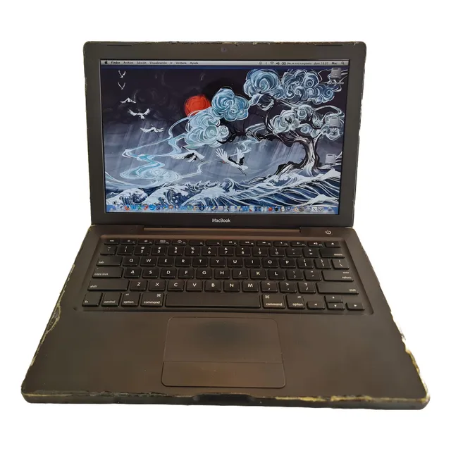 Macbook Negra A1181 Late2007 13  Os Lion Ssd256gb Funcional 
