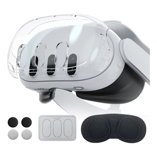 Carcasa Tpu Y Cristal Templado Para Oculus Meta Quest 3 Carcasa Tpu Y Cristal Templado Para Oculus Meta Quest 3