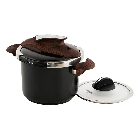 Olla A Presion Universal Abre Facil Rustik Black 6l