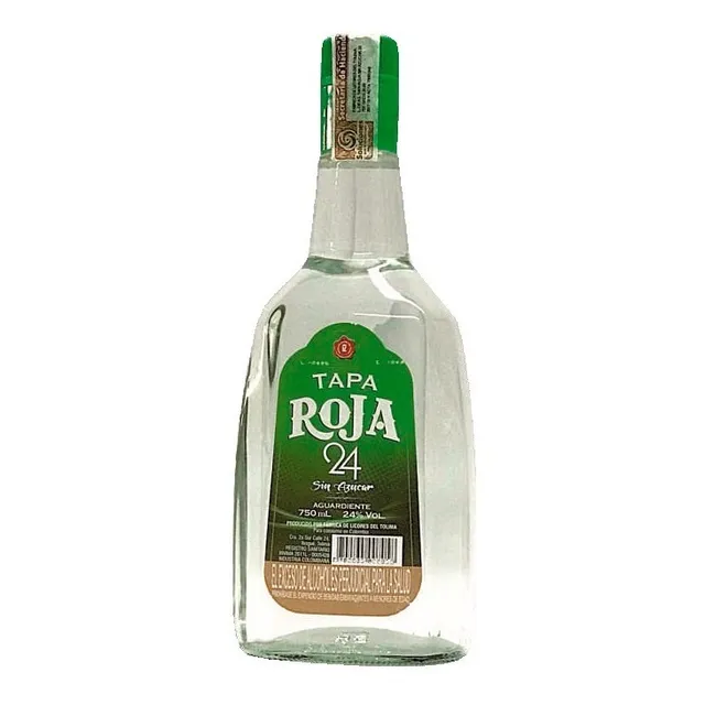 Aguardiente Tapa Roja 24º Verde - mL a $91