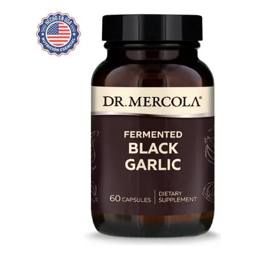 Dr. Mercola, Ajo negro fermentado, 60 cápsulas Antioxidante Salud Inmunológica Americano