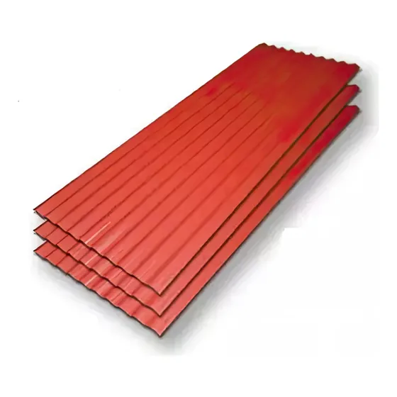 Lamina Techo Roja Polipropileno 10 Pies 0.76m