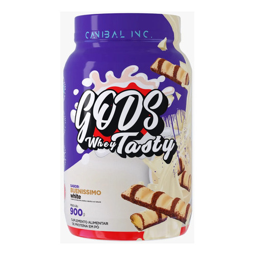 Gods Whey Tasty 3w 900g - Canibal Inc Sabor Bueníssimo Gods Whey Tasty 3w 900g - Canibal Inc Sabor Bueníssimo