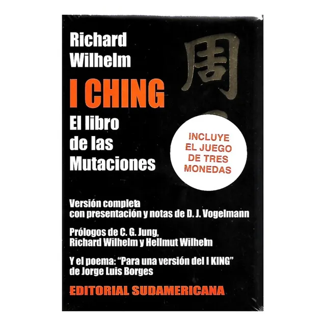 I Ching + 3 Monedas | Jung + Borges + Wilhelm | Tapa Dura