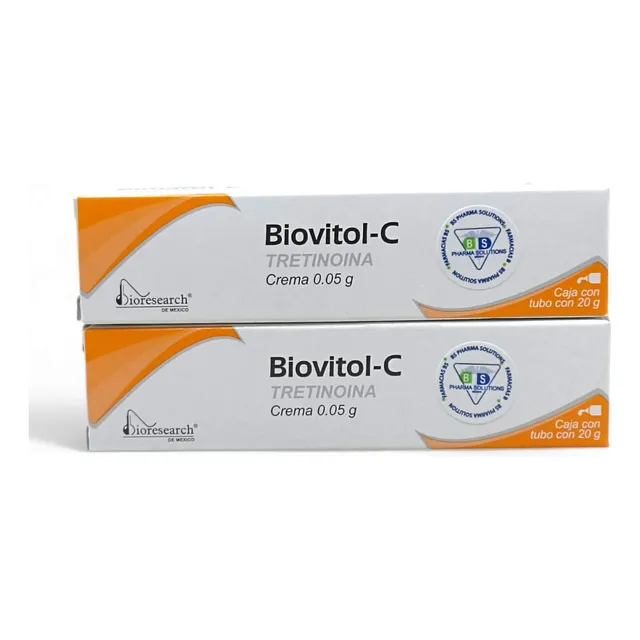 2 Biovitol-c Tretinoína Crema 0.05% C/20 G Bioresearch