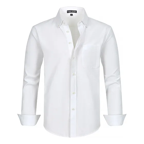 Camisa Slim Fit Strech Manga Larga Casual Hombre Casey Kevin