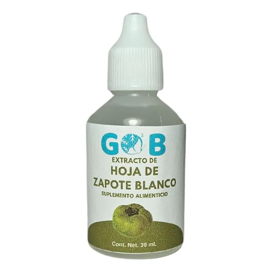 Extracto Hoja De Zapote Blanco - Go3b - 30 Ml - Suplemento