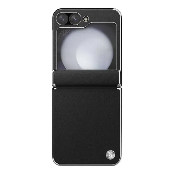 Funda Case Nillkin Leather Para Galaxy Z Flip 6 Flip6 Negro