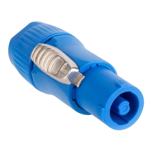 Conector Azul Powercon Tipo A Nac3fca Entrada Ac 20a
