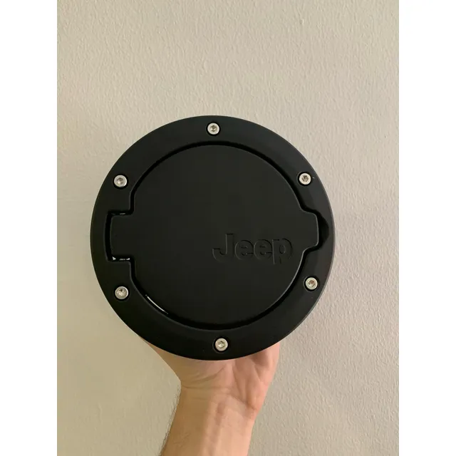 Tapa De Gasolina Jeep Wrangler 2007-2018 Negra Mate Original