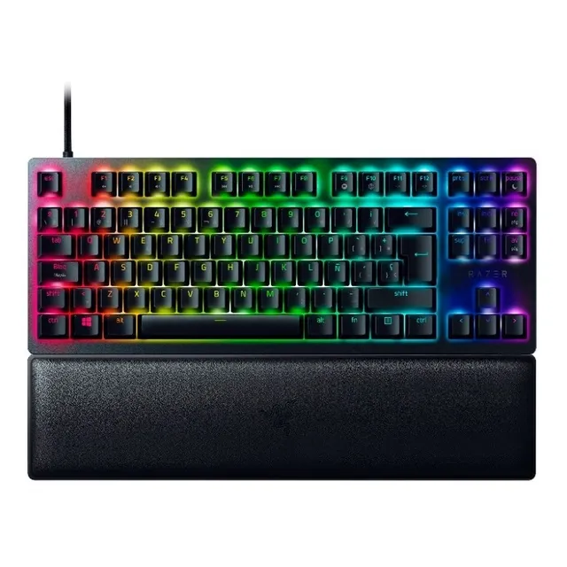 Teclado Opto-mecánico Razer Huntsman V2 Tenkeyless Color del teclado Negro Idioma Español España