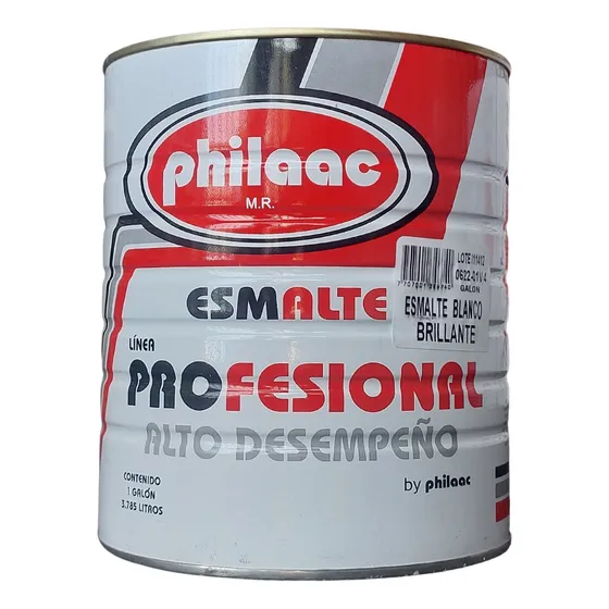 Pintura Blanco Esmalte Brillate De Galon Marca Philaac