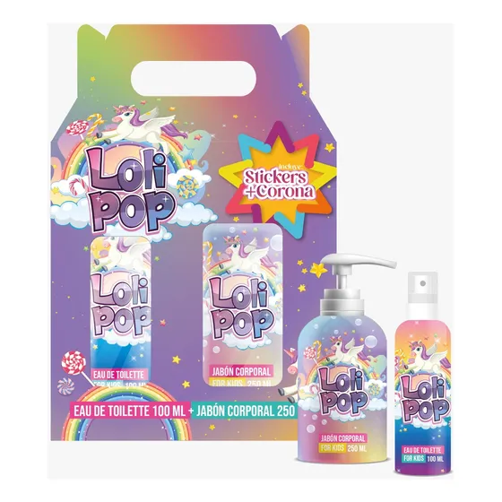 Body Splash + Jabón Líquido Corporal  Loli Pop