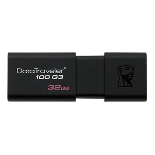 Memoria USB Kingston DataTraveler 100 G3 DT100G3 32GB 3.0 negro