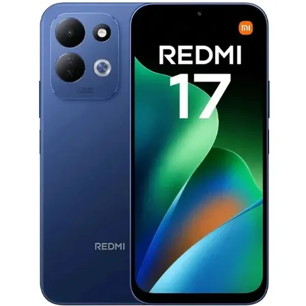 Smartphone Xiaomi Redmi 17 4G 6GB RAM 256GB Tela 6,9 120Hz Bateria 7500mAh 50MP Azul