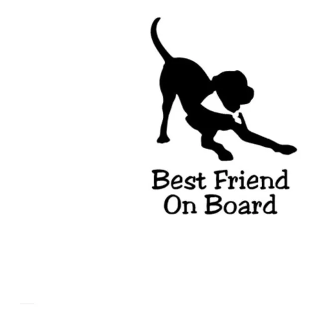 Pegatina Auto Perro Best Friend On Board