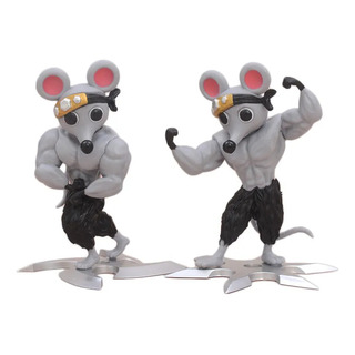 Figura De Ninja Mouse Uzui Tengen Demon Slayer Muscle Rat, 2 Figura De Ninja Mouse Uzui Tengen Demon Slayer Muscle Rat, 2