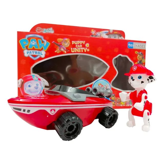 Muñecos Paw Patrol Película Nave Skye Marshall Rubble Chase