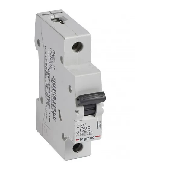 Interruptor Automático 1x25a C Legrand Rx3 - 419842 - Rigel