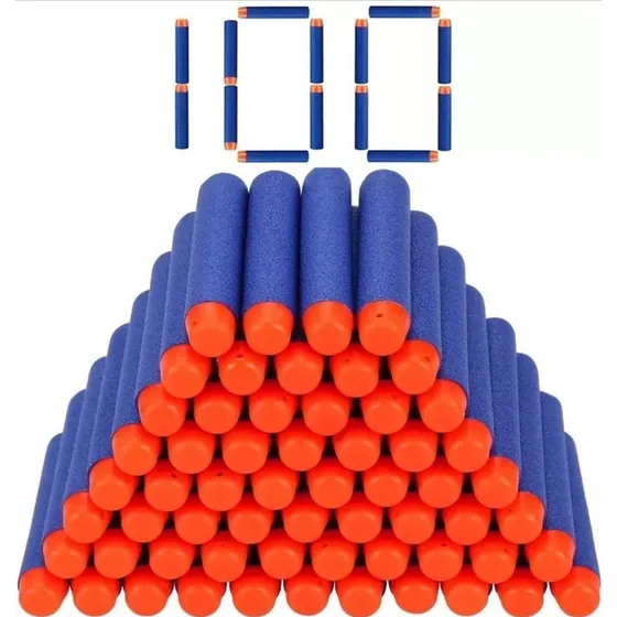 100 Dardos Balas Para Pistola Nerf Elite High Quality Oferta