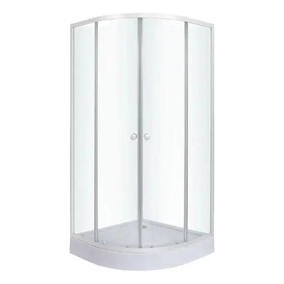 Cabina Ducha Shower Curvo 80 X 80 X 192 Cm Blanco