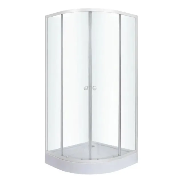 Cabina Ducha Shower Curvo 80 X 80 X 192 Cm Blanco