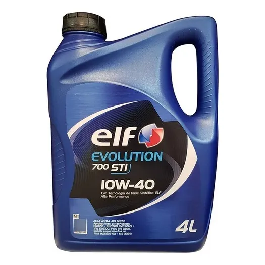 Aceite De Motor 10w-40 Elf Evolution 700 Sti  4 Litros