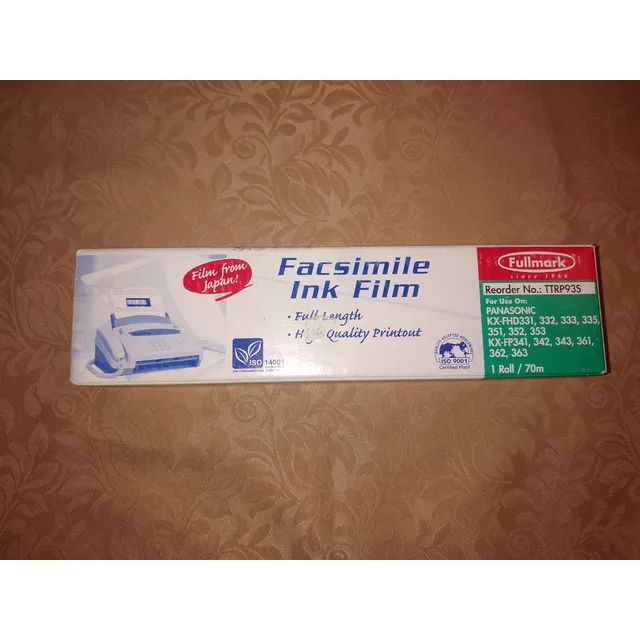 Rollo De Película Para Fax Ó Cinta De Transferencia Térmica 