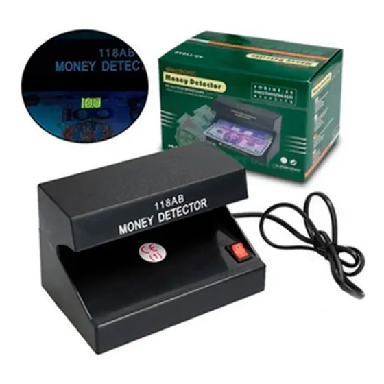 Detector Billetes Falsos Portatil Luz Ultravioleta Dolares