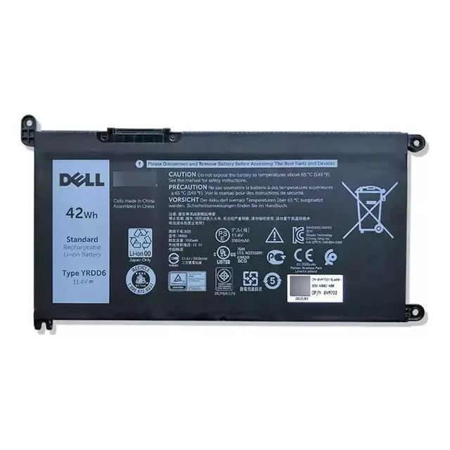 Batería Dell YRDD6 42WH Negro