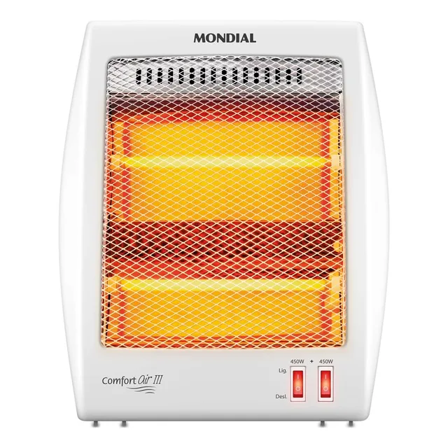 Aquecedor Quartzo Comfort Air Iii Mondial Branco 900w A-16 Aquecedor Quartzo Comfort Air Iii Mondial Branco 900w A-16