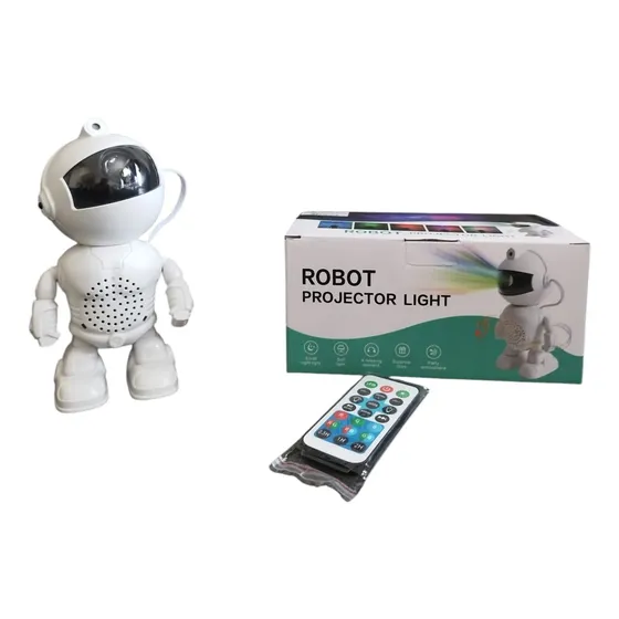 Robot Proyector De Luz Diferentes Galaxias Laser Sonido Jhm