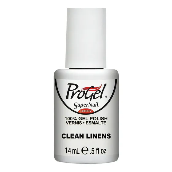 Esmalte Semipermanente Progel Clean Linens 14ml Supernail Color Blanco