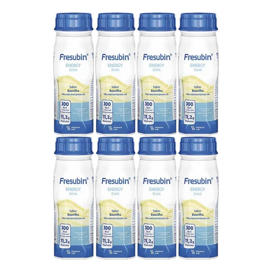 Fresubin Energy Drink 200ml, Kit C/8 ( Escolha O Sabor )