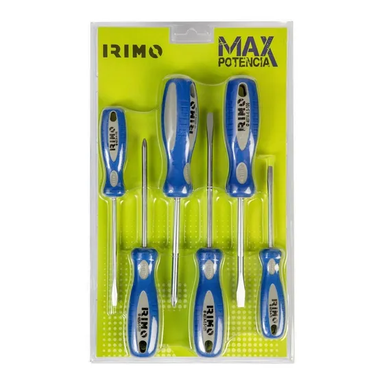 Set 6 Destornilladores Irimo Max Planos Phillips Kit