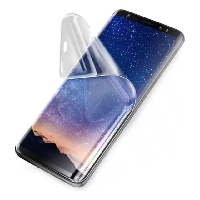 Lamina Hidrogel Compatible Con iPhone Todos Colocado