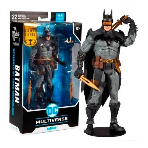 Batman By Todd Mcfarlane Gold Label Dc Multiverse 17 Cm