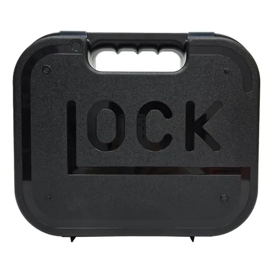 Caja De Seguridad Para Armas Cortas Con Espuma Protectora Color Negro