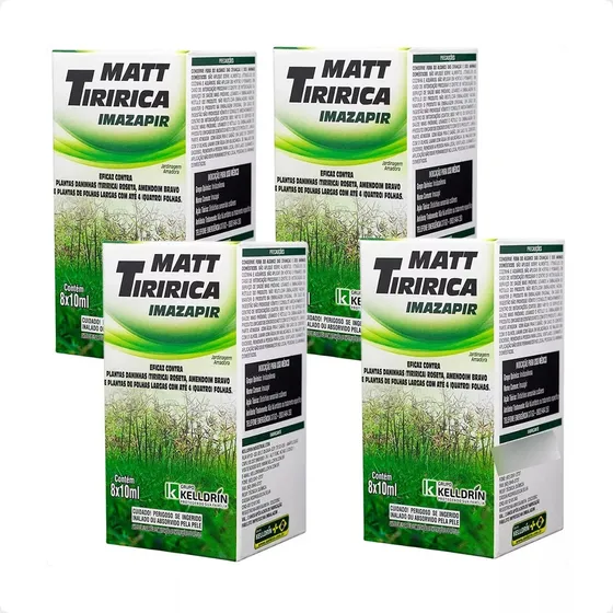 4 Matt Tiririca Kelldrin Contra Plantas Daninhas Sachê 80 Ml