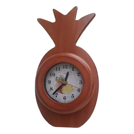 Reloj Pared Mesa Artesanal Madera Rustica + Gratis Baterias!