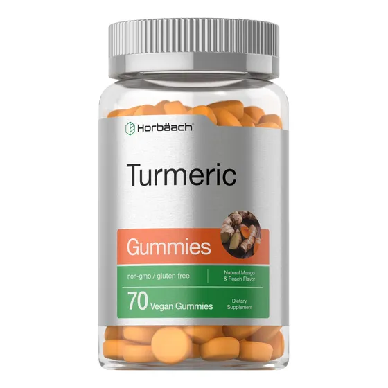 Suplemento Horbaach, Gomitas De Cúrcuma, 90 Unidades, Vegana