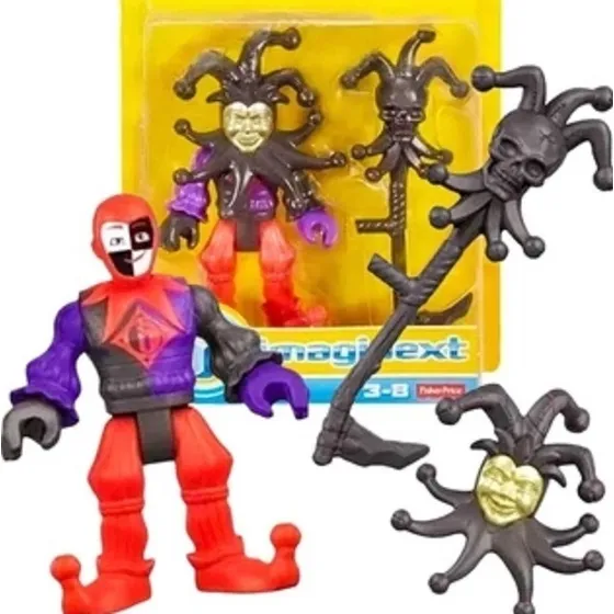 Muñeco Imaginext Harlequin Arlequin Accesorios Fisher Price