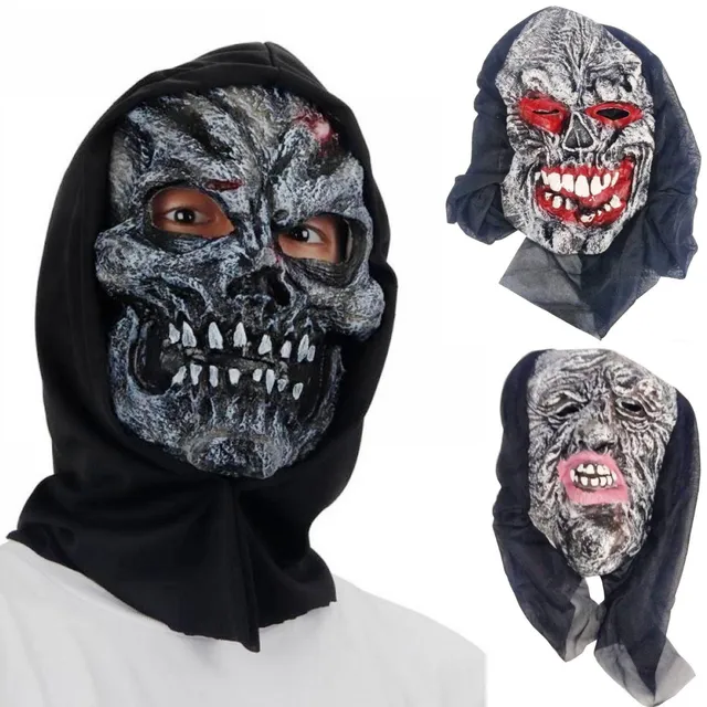 Mascara Disfraz De Terror En  Látex Para Halloween Carnaval 
