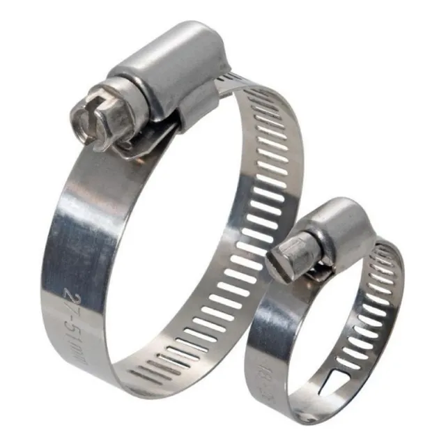 Kit Abrazaderas Metálicas 60pc Manguera Con Tornillo Acero
