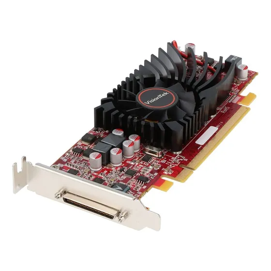 Visiontek Radeon Hd Gb Ddr3 Sff Graphics Card, 4 Port Vhdci 